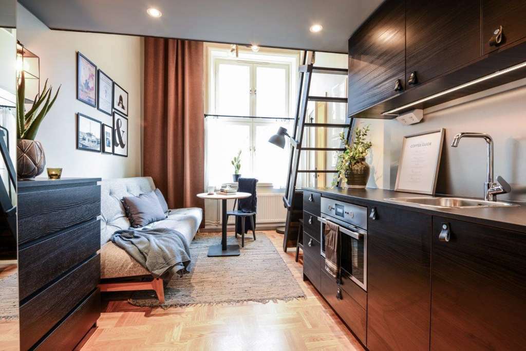 Forenom Aparthotel Stockholm Bromma Oda fotoğraf